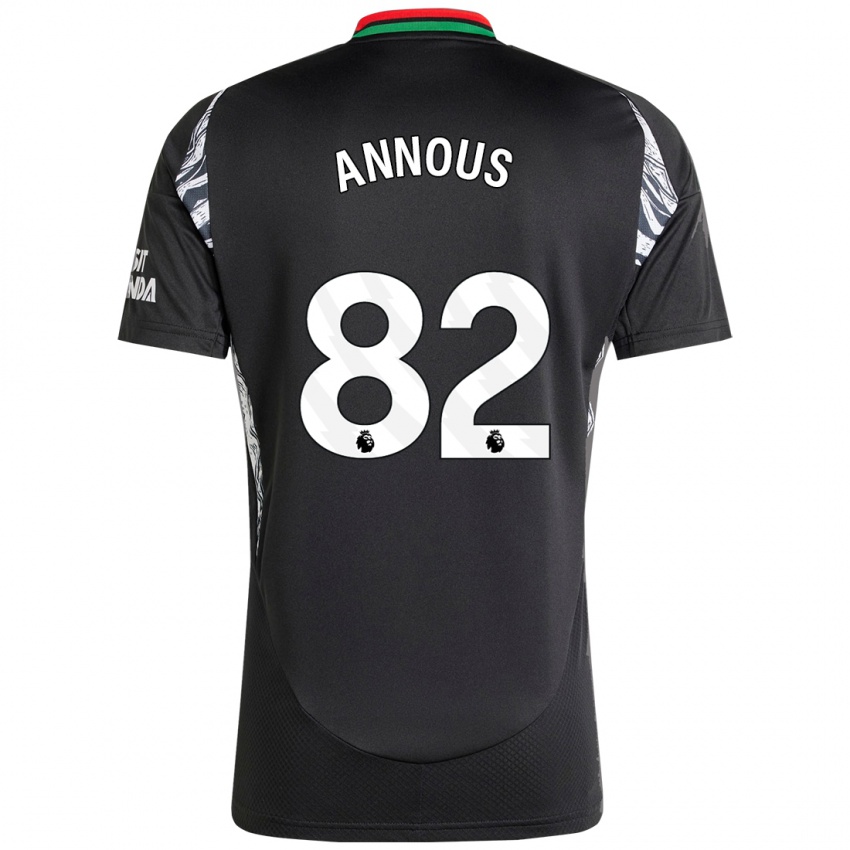 Homem Camisola Andre Annous #82 Preto Alternativa 2024/25 Camisa Brasil