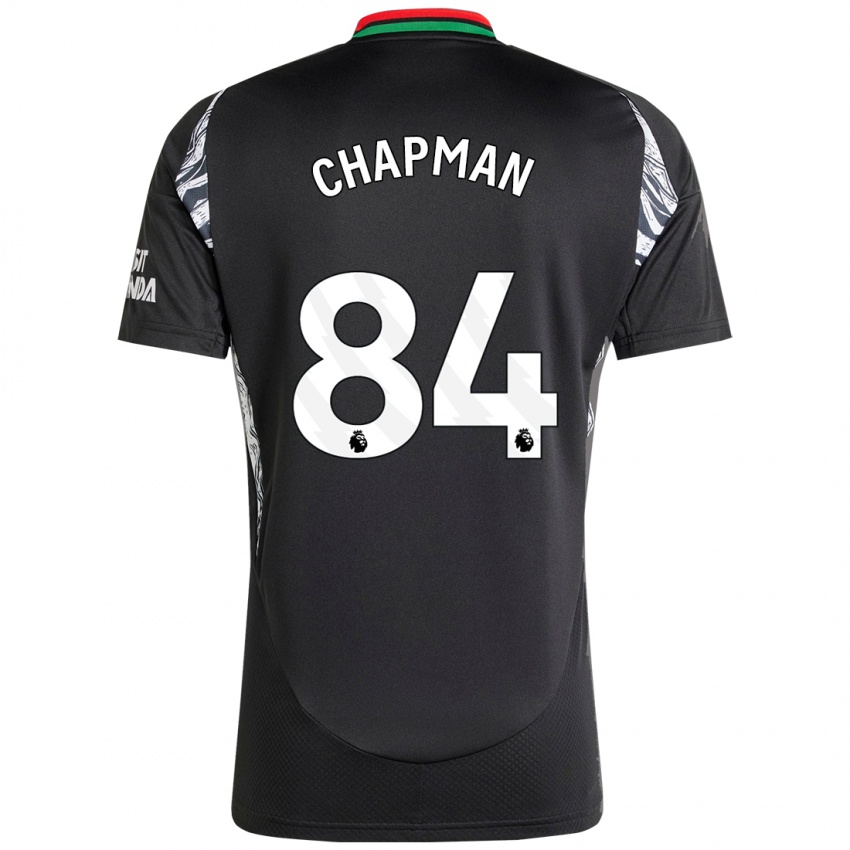 Homem Camisola Samuel Chapman #84 Preto Alternativa 2024/25 Camisa Brasil