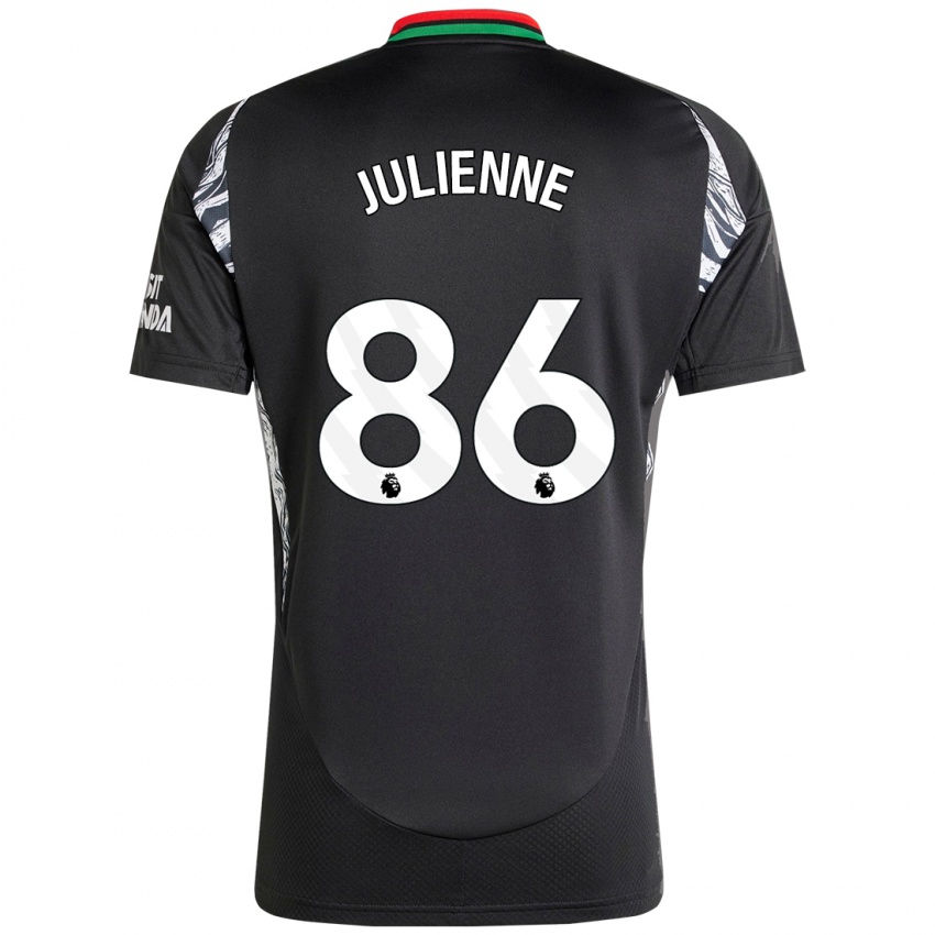 Homem Camisola Theo Julienne #86 Preto Alternativa 2024/25 Camisa Brasil