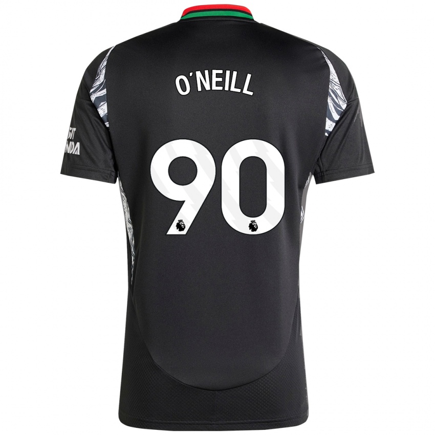 Homem Camisola Ceadach O'neill #90 Preto Alternativa 2024/25 Camisa Brasil