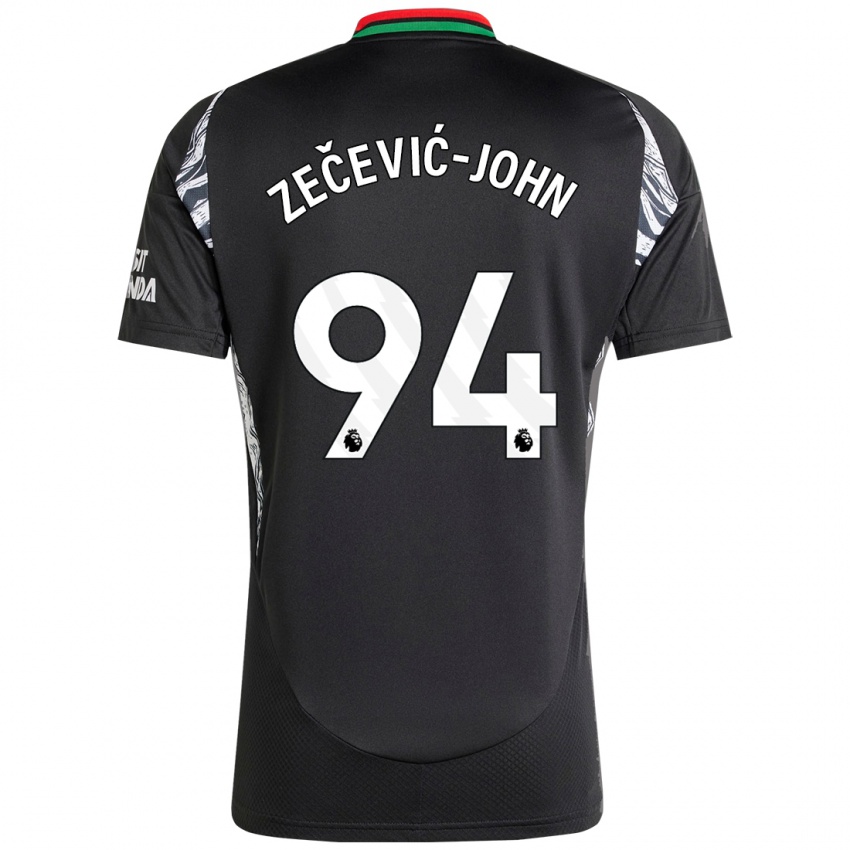 Homem Camisola Louis Zečević-John #94 Preto Alternativa 2024/25 Camisa Brasil