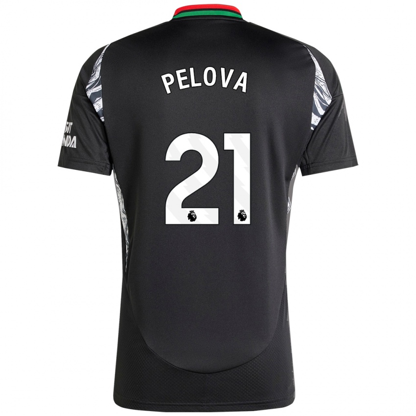 Homem Camisola Victoria Pelova #21 Preto Alternativa 2024/25 Camisa Brasil