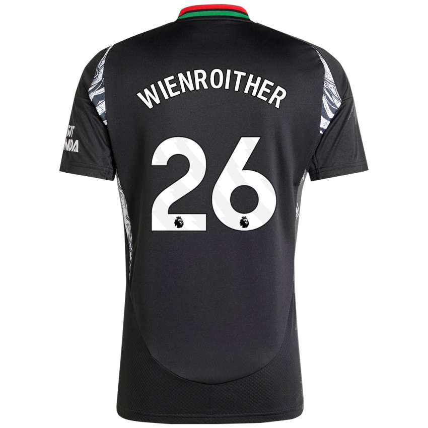 Homem Camisola Laura Wienroither #26 Preto Alternativa 2024/25 Camisa Brasil