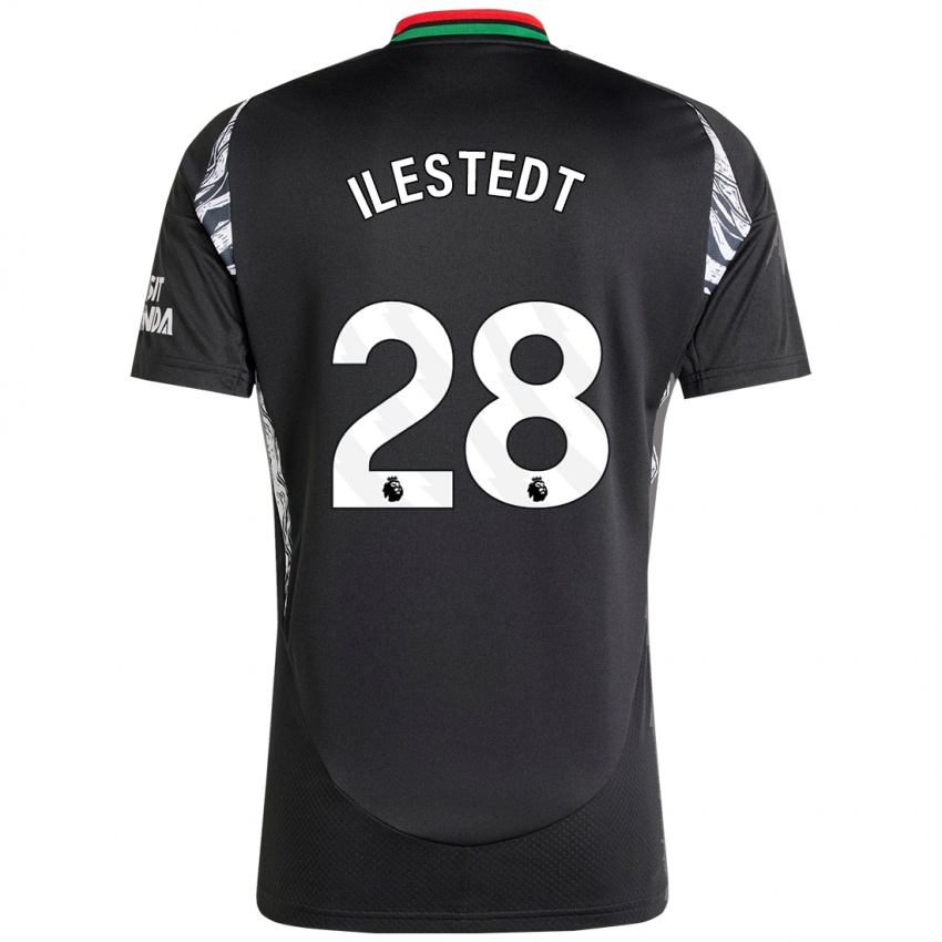 Homem Camisola Amanda Ilestedt #28 Preto Alternativa 2024/25 Camisa Brasil