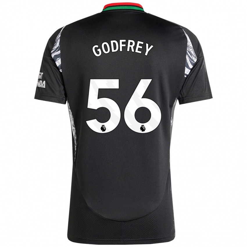 Homem Camisola Freya Godfrey #56 Preto Alternativa 2024/25 Camisa Brasil