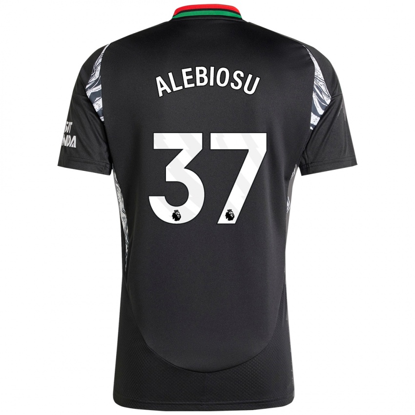 Homem Camisola Ryan Alebiosu #37 Preto Alternativa 2024/25 Camisa Brasil