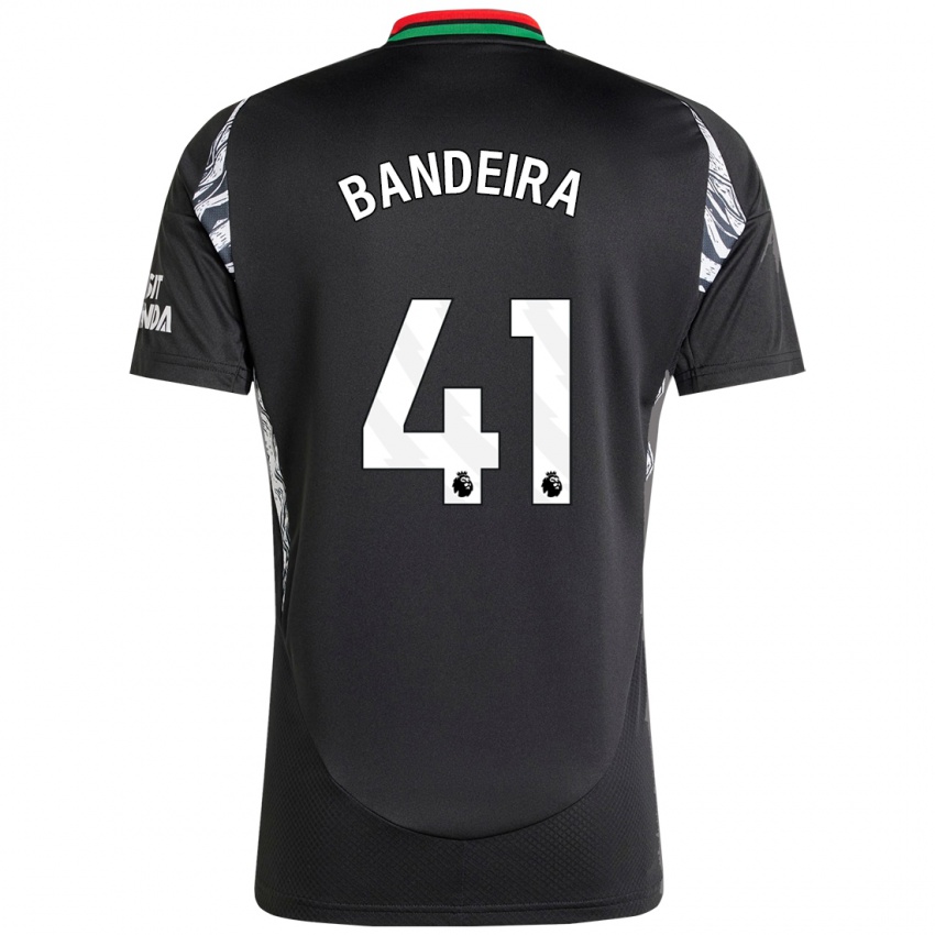 Homem Camisola Mauro Bandeira #41 Preto Alternativa 2024/25 Camisa Brasil