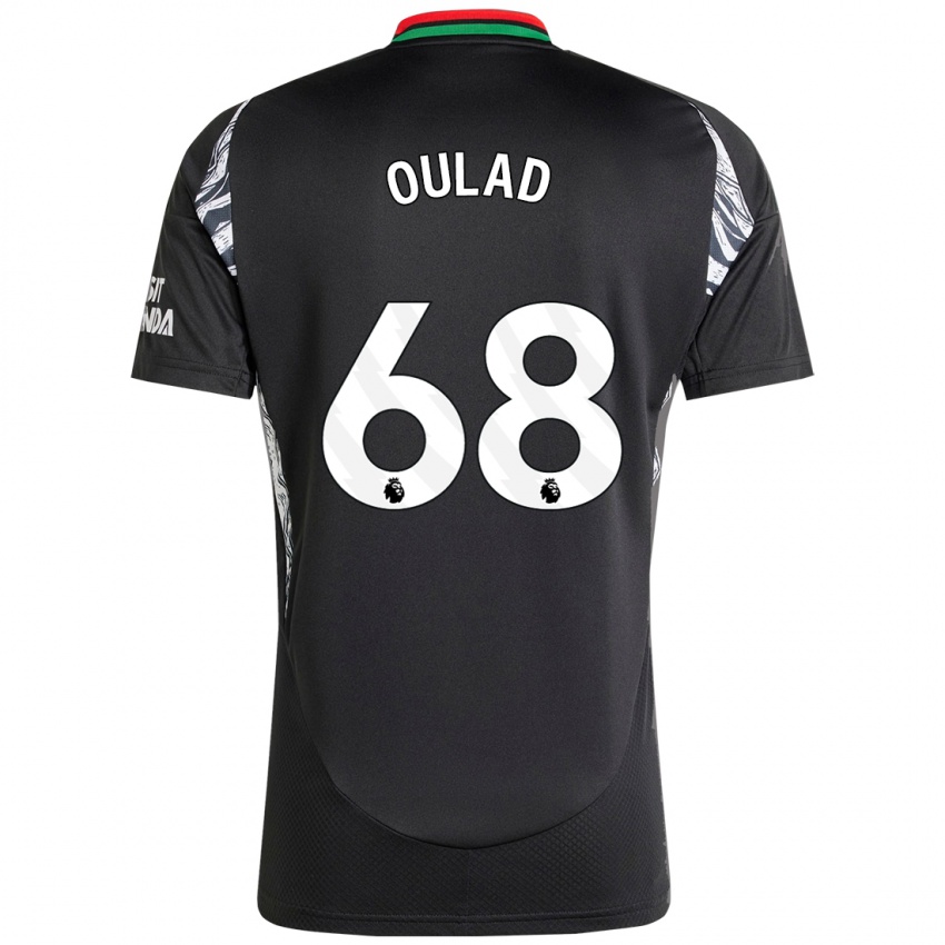 Homem Camisola Salah-Eddine Oulad M'hand #68 Preto Alternativa 2024/25 Camisa Brasil