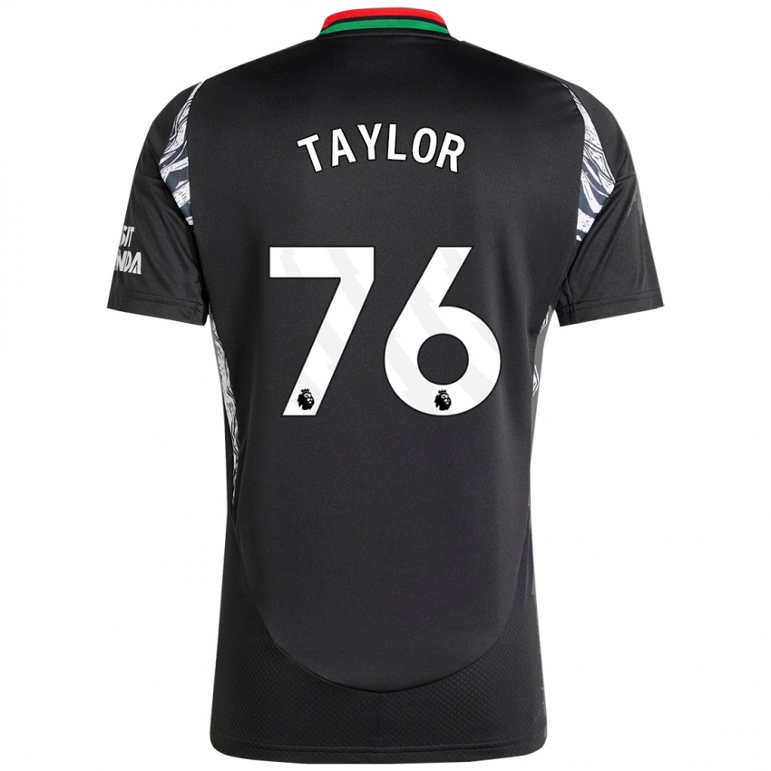 Homem Camisola Kido Taylor Hart #76 Preto Alternativa 2024/25 Camisa Brasil