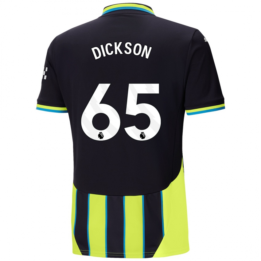 Homem Camisola Will Dickson #65 Azul Amarelo Alternativa 2024/25 Camisa Brasil