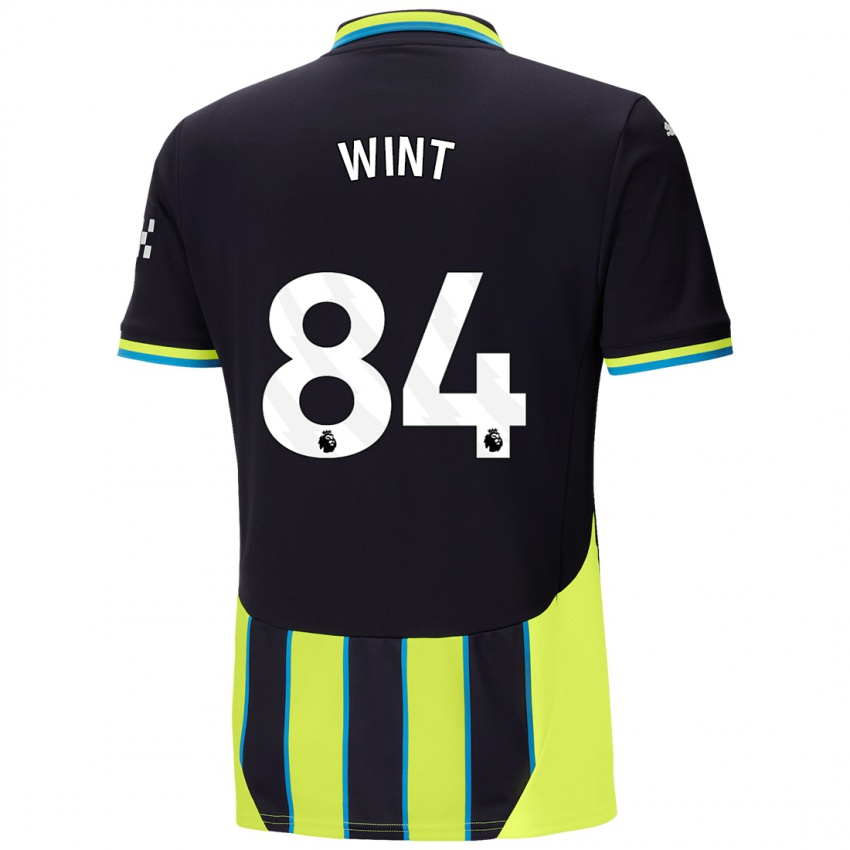 Homem Camisola Jack Wint #84 Azul Amarelo Alternativa 2024/25 Camisa Brasil