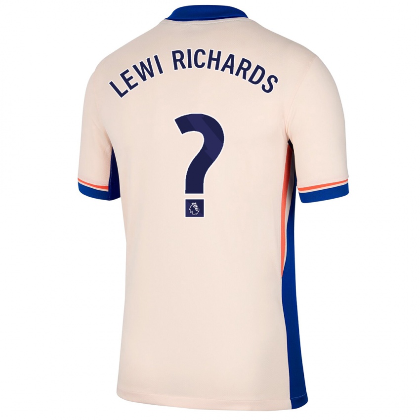 Homem Camisola Lewi Richards #0 Bege Leve Alternativa 2024/25 Camisa Brasil