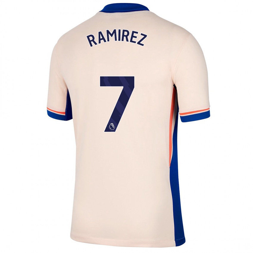 Homem Camisola Mayra Ramírez #7 Bege Leve Alternativa 2024/25 Camisa Brasil