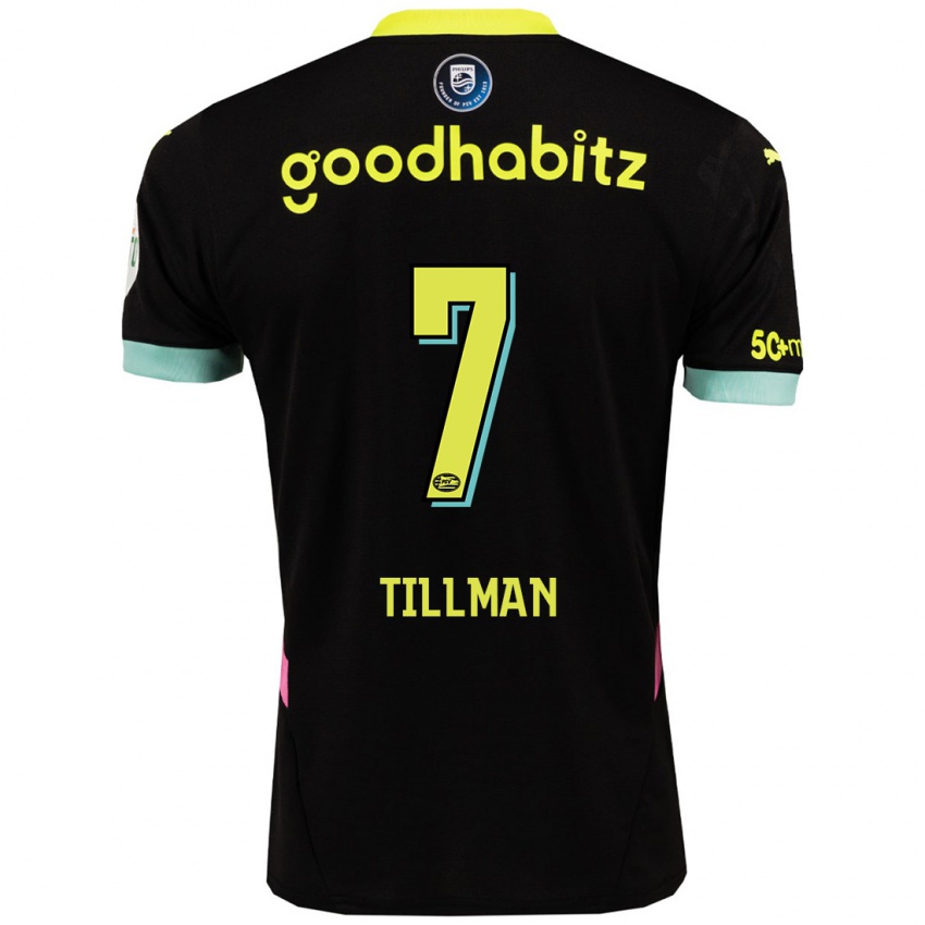 Homem Camisola Malik Tillman #7 Amarelo Preto Alternativa 2024/25 Camisa Brasil