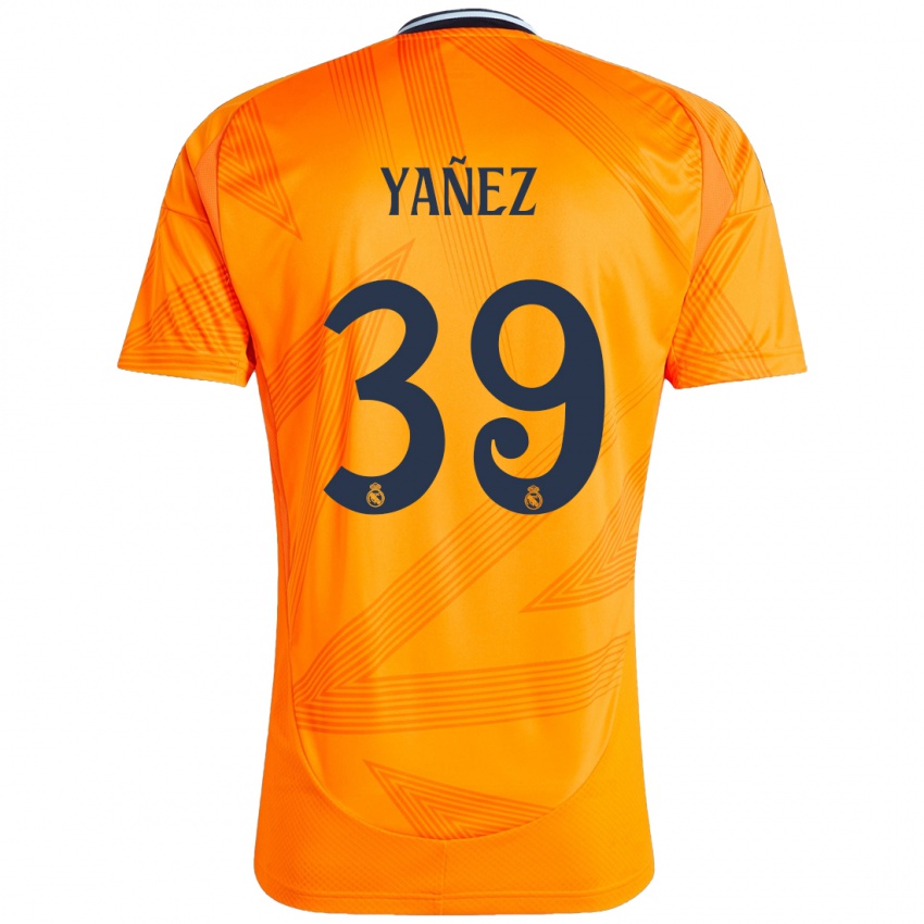 Homem Camisola Daniel Yañez #39 Laranja Alternativa 2024/25 Camisa Brasil