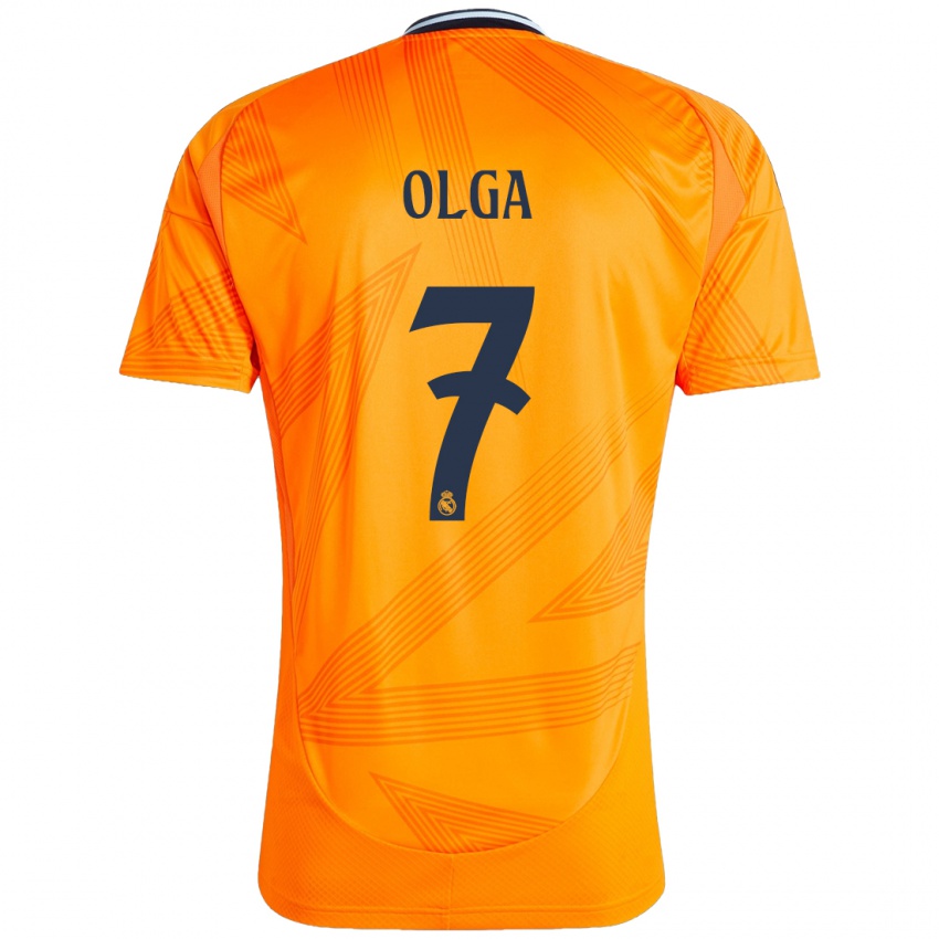 Homem Camisola Olga Carmona #7 Laranja Alternativa 2024/25 Camisa Brasil