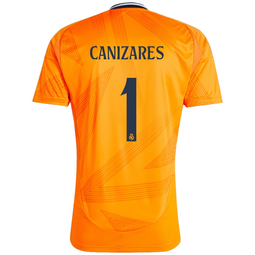 Homem Camisola Lucas Canizares #1 Laranja Alternativa 2024/25 Camisa Brasil