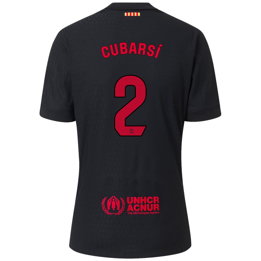 Homem Camisola Pau Cubarsí #2 Vermelho Preto Alternativa 2024/25 Camisa Brasil