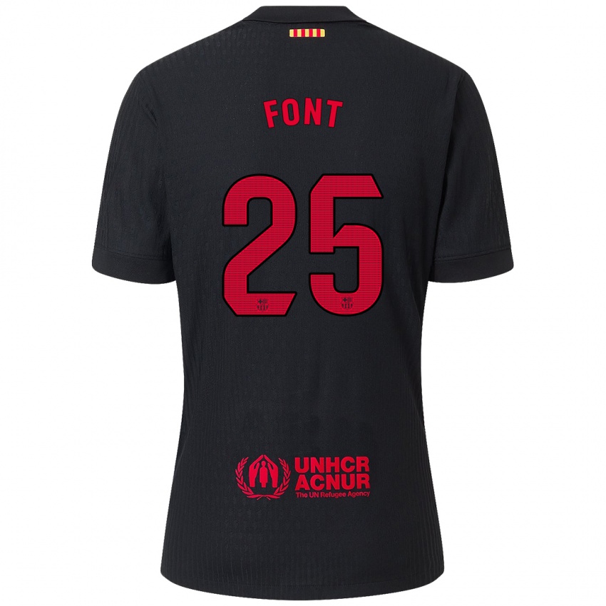 Homem Camisola Gemma Font #25 Vermelho Preto Alternativa 2024/25 Camisa Brasil