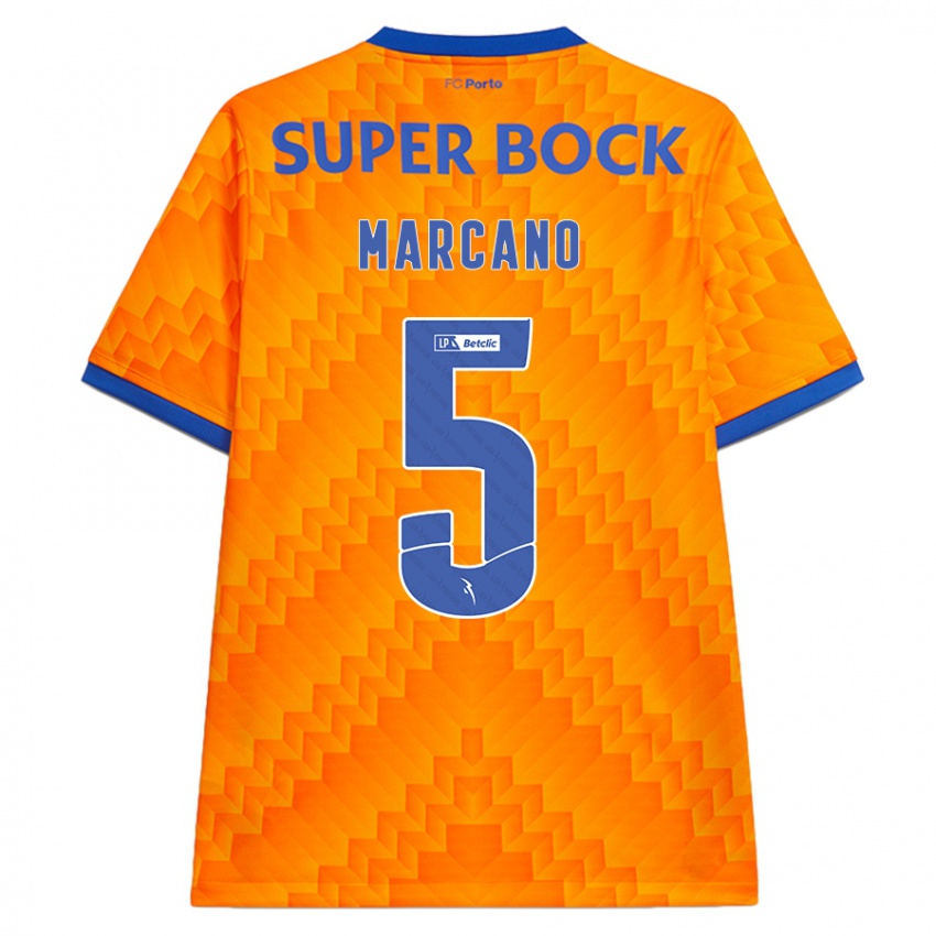 Homem Camisola Ivan Marcano #5 Laranja Alternativa 2024/25 Camisa Brasil