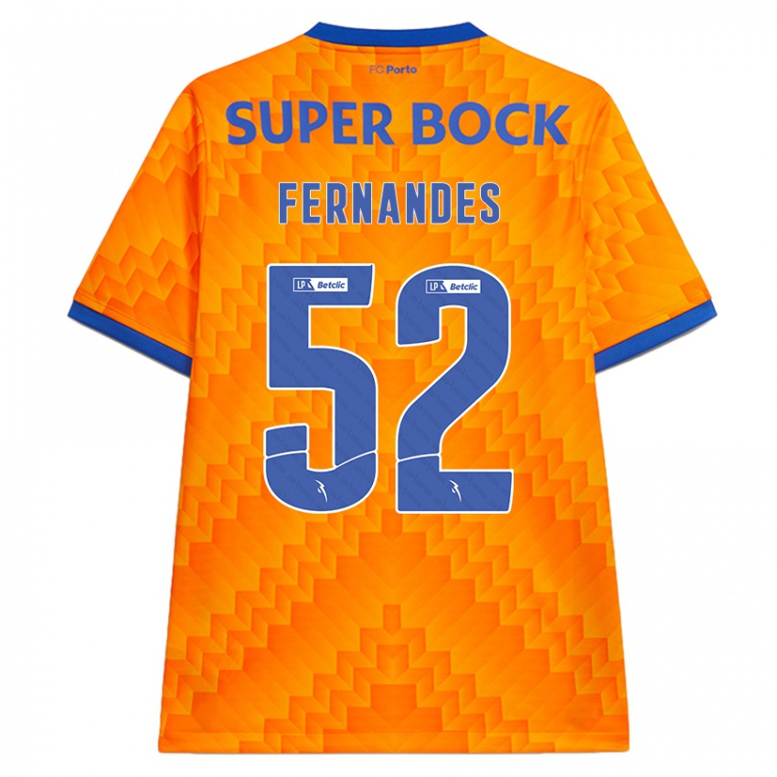 Homem Camisola Martim Fernandes #52 Laranja Alternativa 2024/25 Camisa Brasil