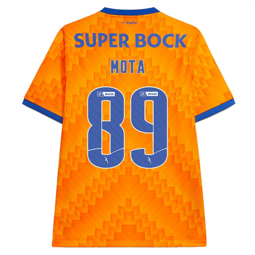 Homem Camisola Luís Mota #89 Laranja Alternativa 2024/25 Camisa Brasil