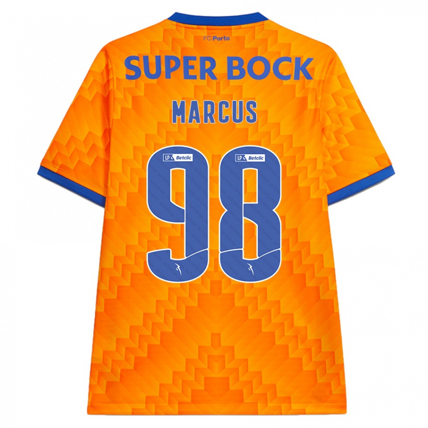 Homem Camisola Abraham Marcus #98 Laranja Alternativa 2024/25 Camisa Brasil