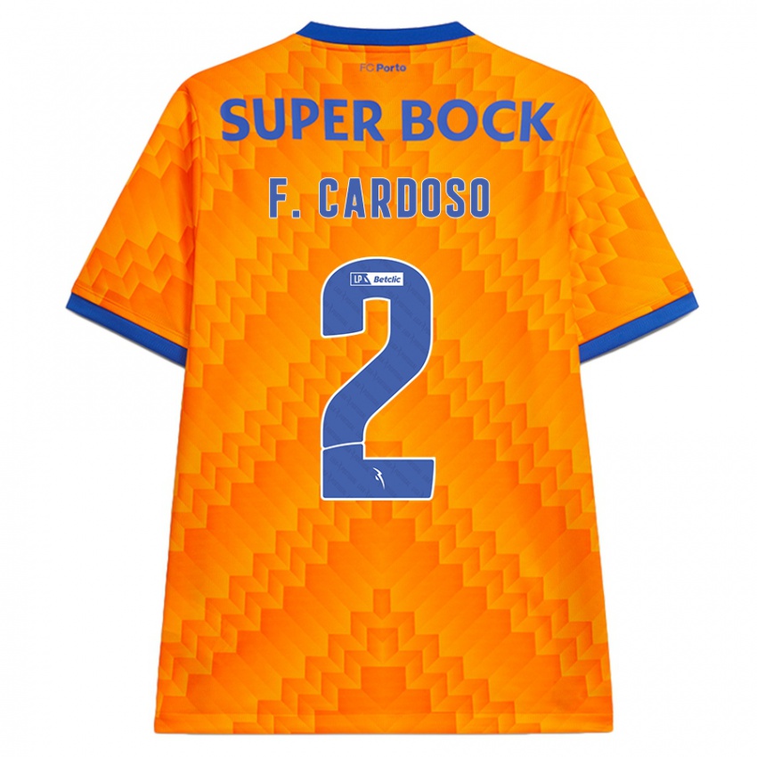 Homem Camisola Fabio Cardoso #2 Laranja Alternativa 2024/25 Camisa Brasil