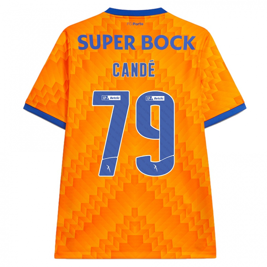 Homem Camisola Umaro Candé #79 Laranja Alternativa 2024/25 Camisa Brasil