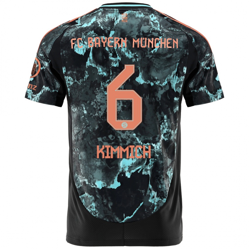 Homem Camisola Joshua Kimmich #6 Preto Alternativa 2024/25 Camisa Brasil