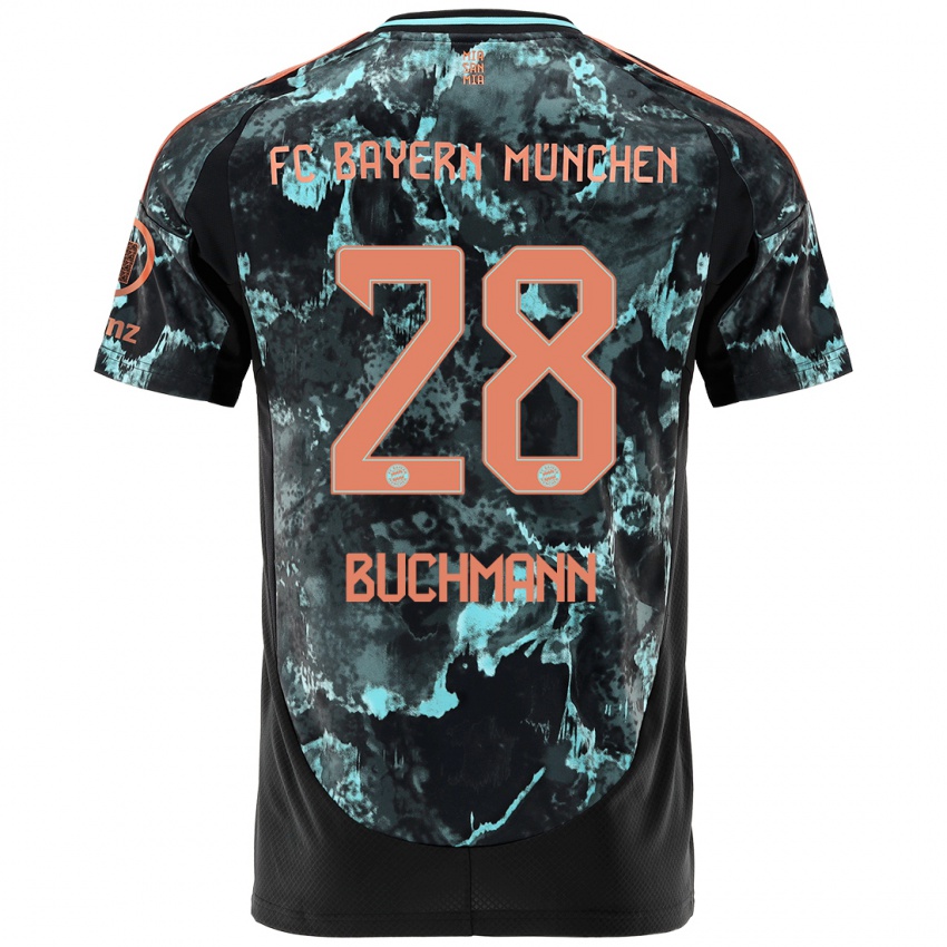 Homem Camisola Tarek Buchmann #28 Preto Alternativa 2024/25 Camisa Brasil