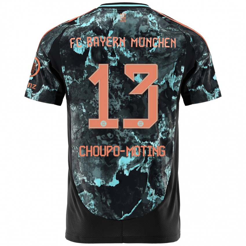 Homem Camisola Eric Maxim Choupo-Moting #13 Preto Alternativa 2024/25 Camisa Brasil