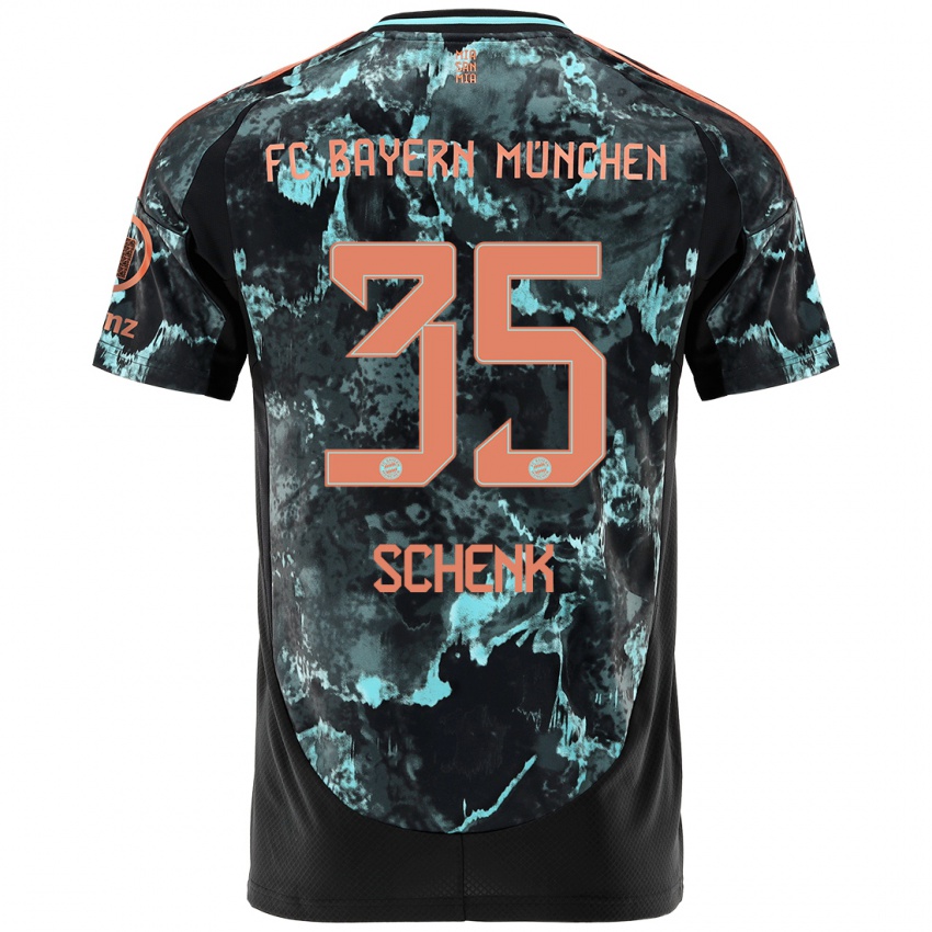 Homem Camisola Johannes Schenk #35 Preto Alternativa 2024/25 Camisa Brasil