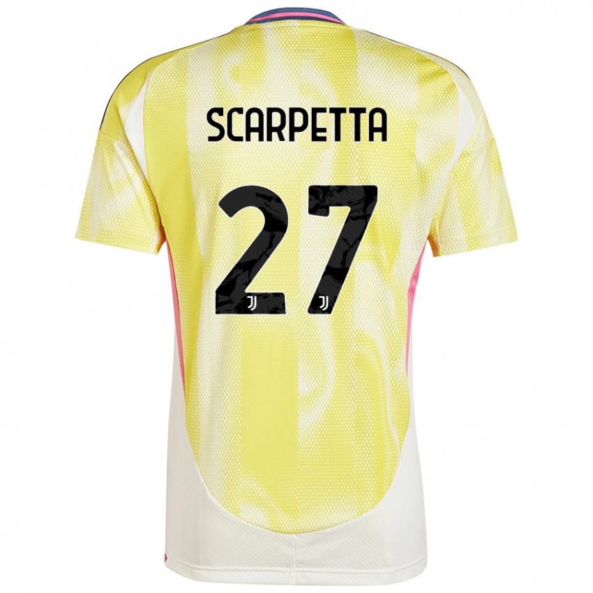 Homem Camisola Jacopo Scarpetta #27 Solar Amarelo Alternativa 2024/25 Camisa Brasil