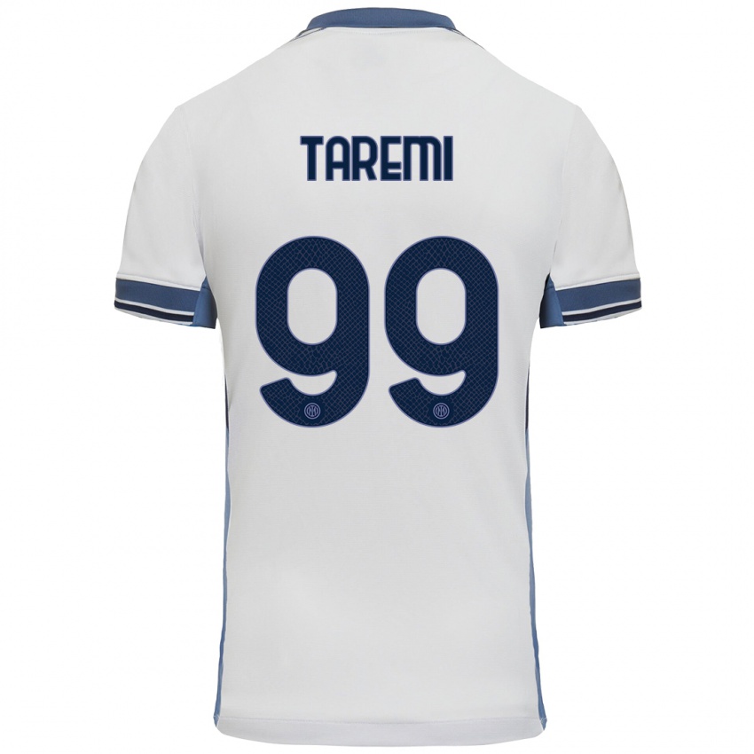 Homem Camisola Mehdi Taremi #99 Cinzento Branco Alternativa 2024/25 Camisa Brasil