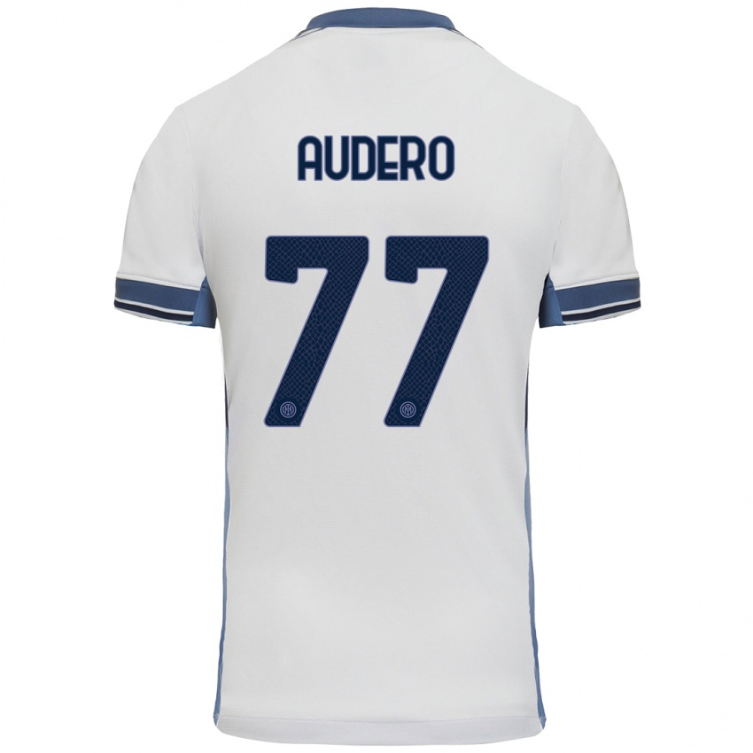 Homem Camisola Emil Audero #77 Cinzento Branco Alternativa 2024/25 Camisa Brasil