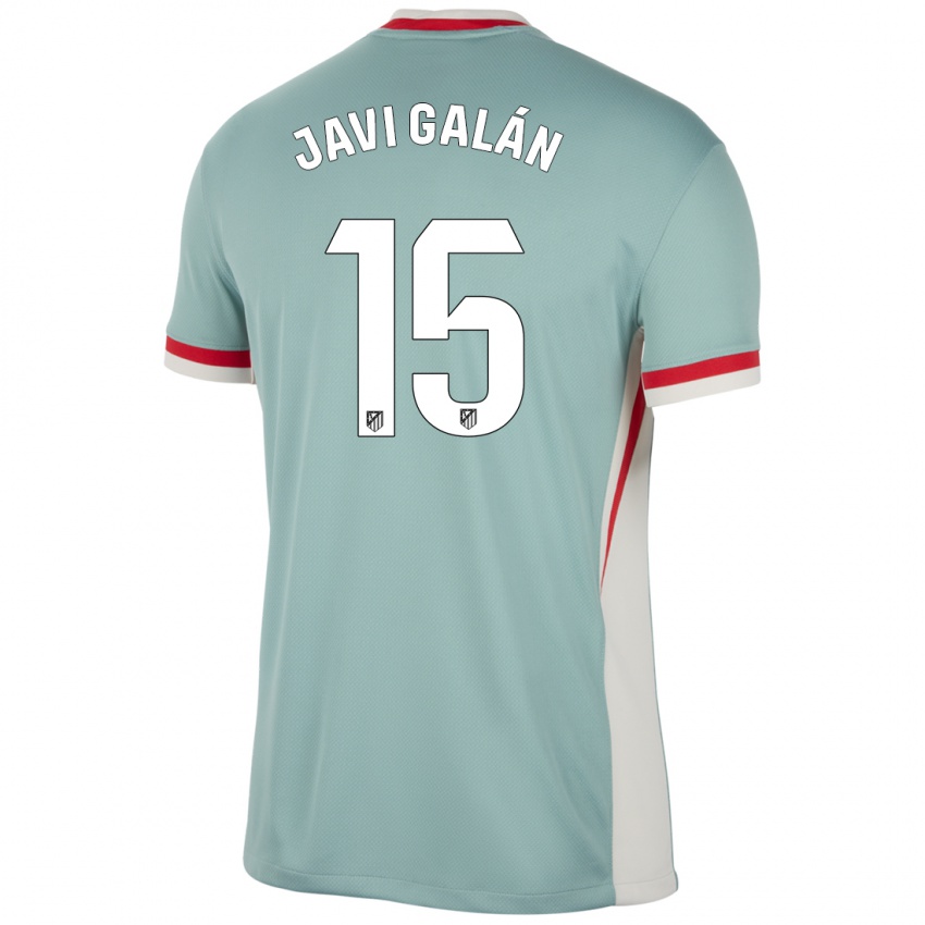 Homem Camisola Javi Galan #15 Blue Blue Light Bege Alternativa 2024/25 Camisa Brasil