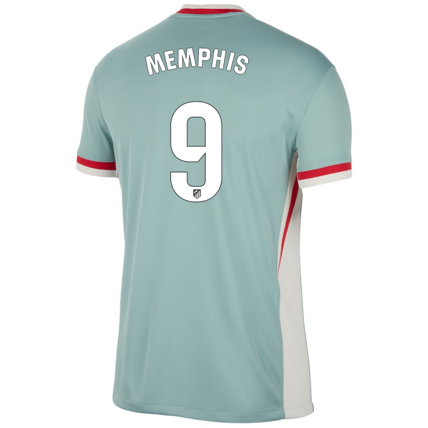 Homem Camisola Memphis Depay #9 Blue Blue Light Bege Alternativa 2024/25 Camisa Brasil