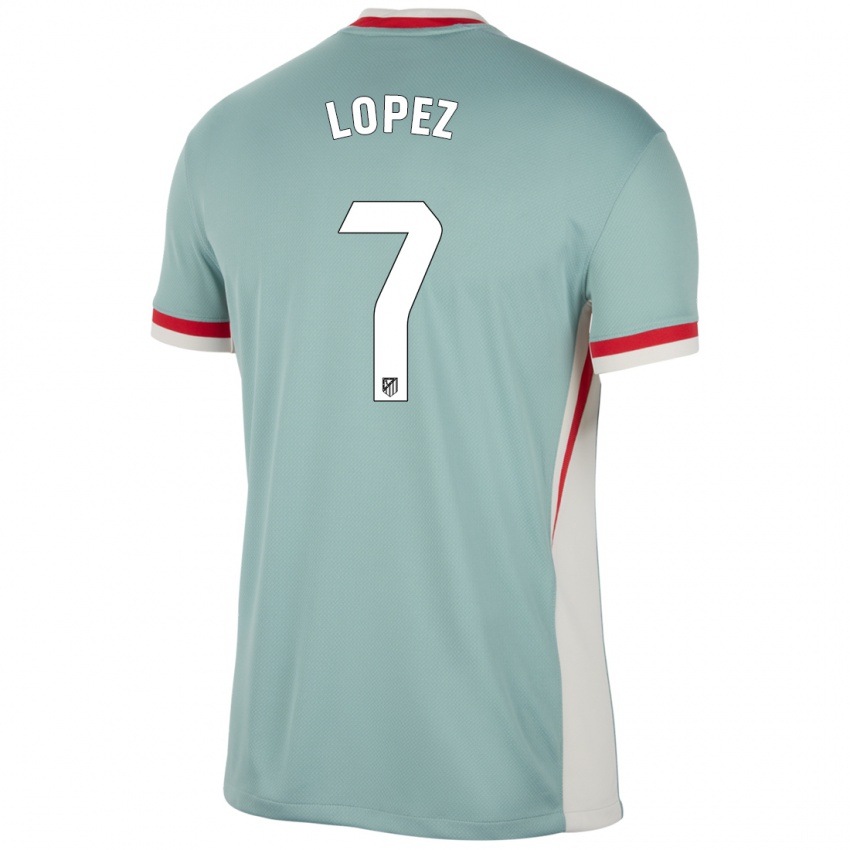 Homem Camisola Maitane Lopez #7 Blue Blue Light Bege Alternativa 2024/25 Camisa Brasil