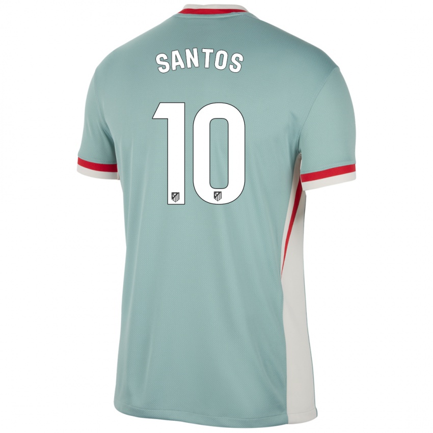 Homem Camisola Leicy Santos #10 Blue Blue Light Bege Alternativa 2024/25 Camisa Brasil