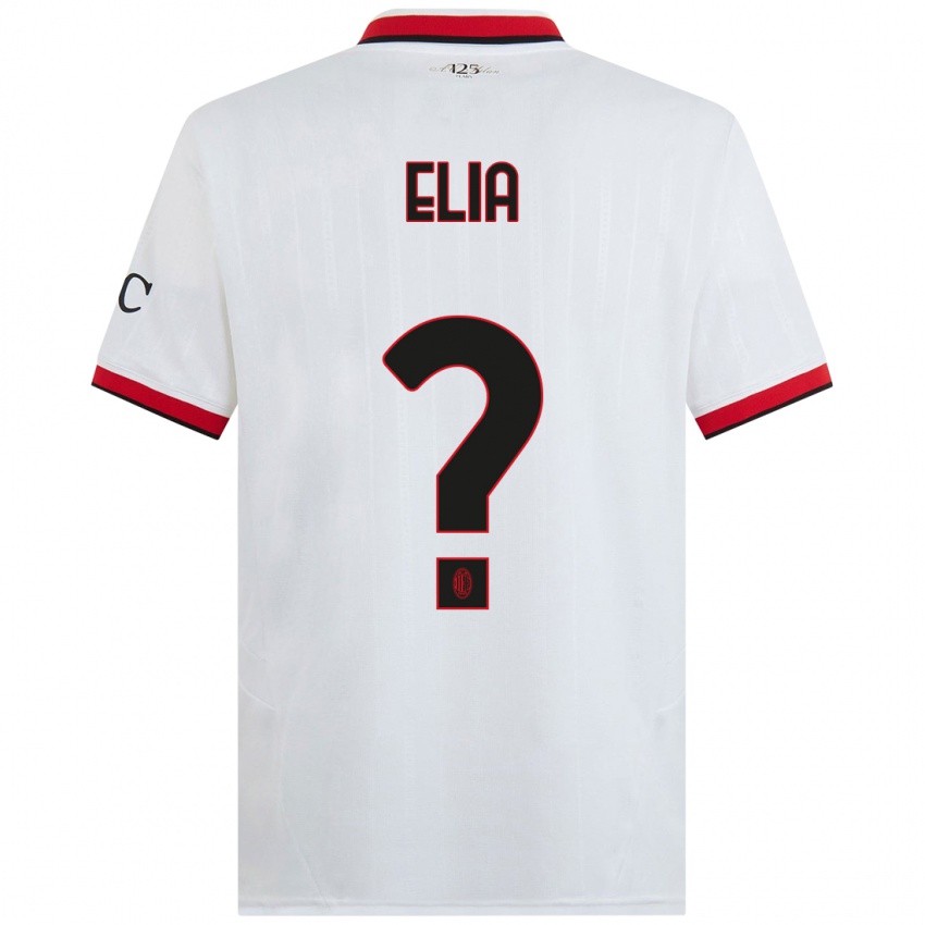 Homem Camisola Emanuele Elia #0 Branco Preto Vermelho Alternativa 2024/25 Camisa Brasil