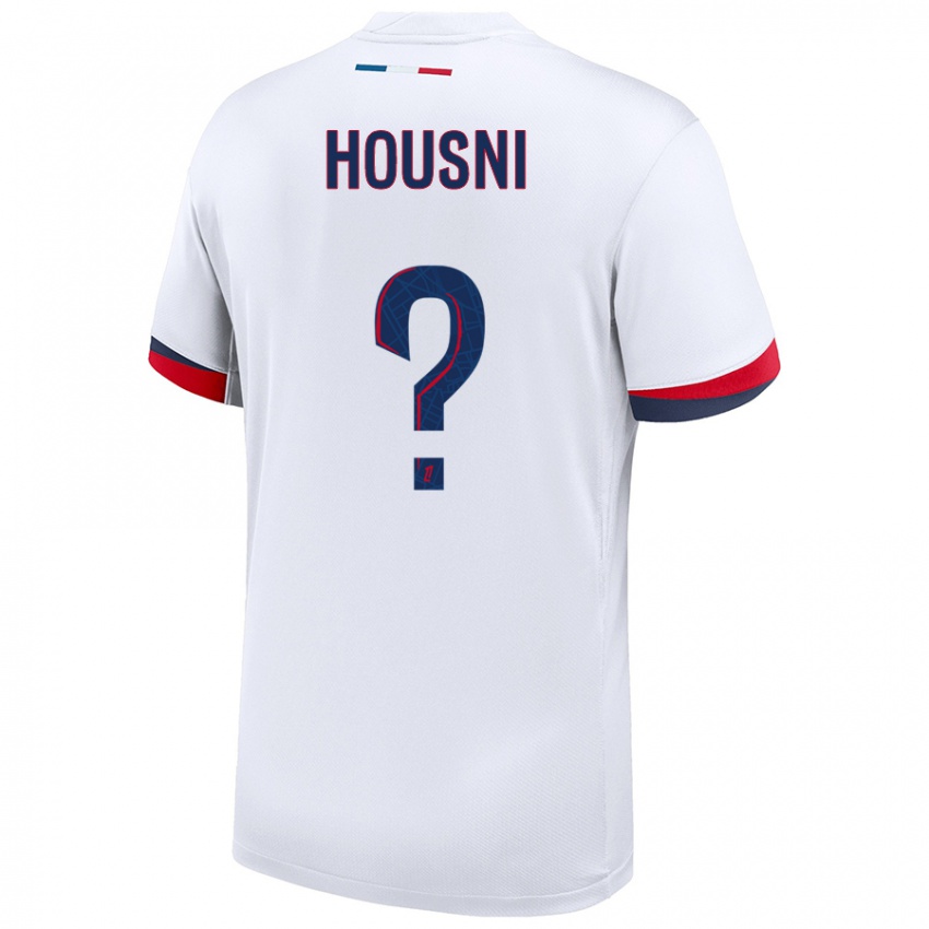 Homem Camisola Ilyes Housni #0 Azul Branco Vermelho Alternativa 2024/25 Camisa Brasil