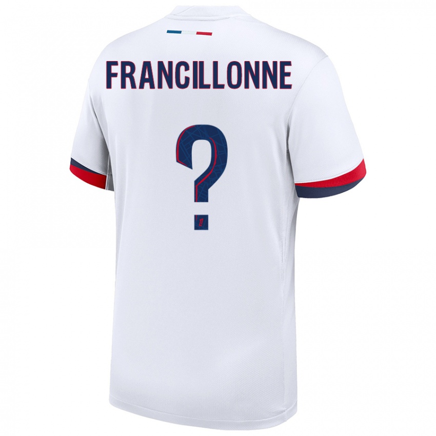 Homem Camisola Bryan Francillonne #0 Azul Branco Vermelho Alternativa 2024/25 Camisa Brasil