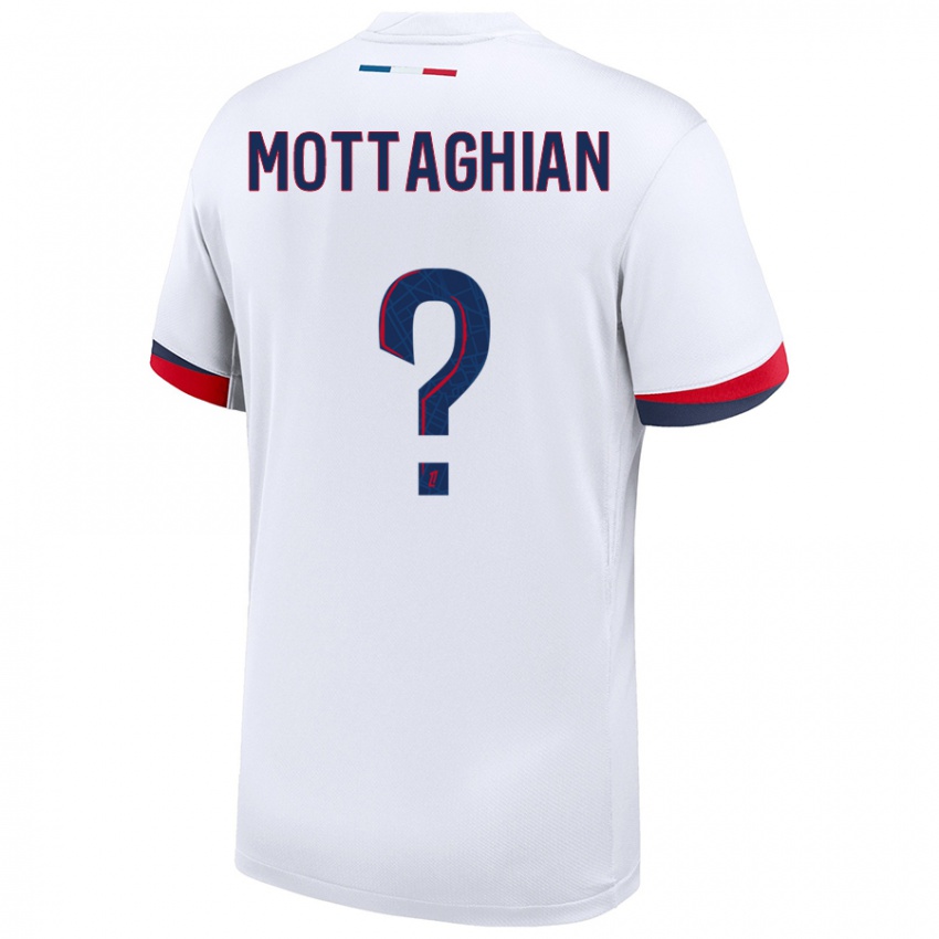 Homem Camisola Keyvan Mottaghian #0 Azul Branco Vermelho Alternativa 2024/25 Camisa Brasil