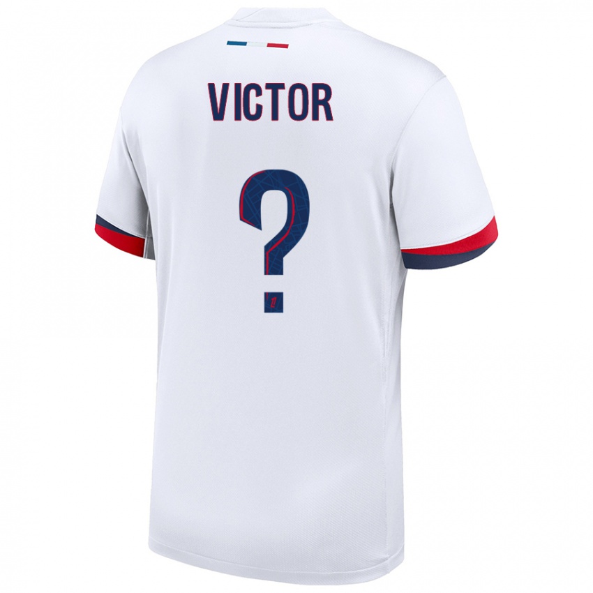 Homem Camisola Ayrton Victor #0 Azul Branco Vermelho Alternativa 2024/25 Camisa Brasil