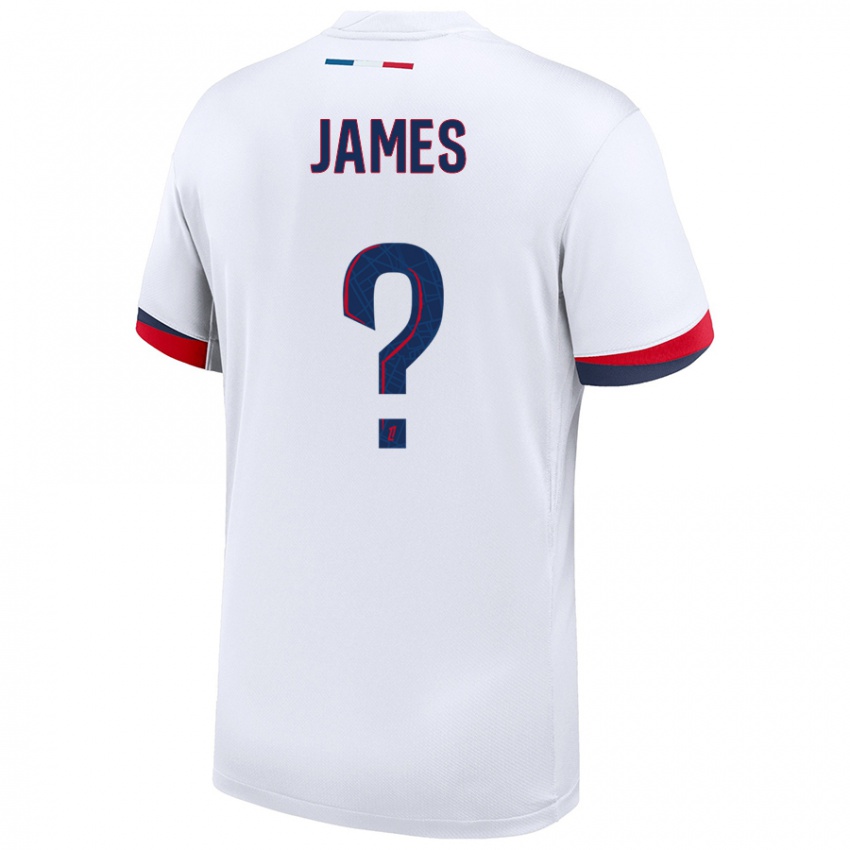 Homem Camisola Martin James #0 Azul Branco Vermelho Alternativa 2024/25 Camisa Brasil