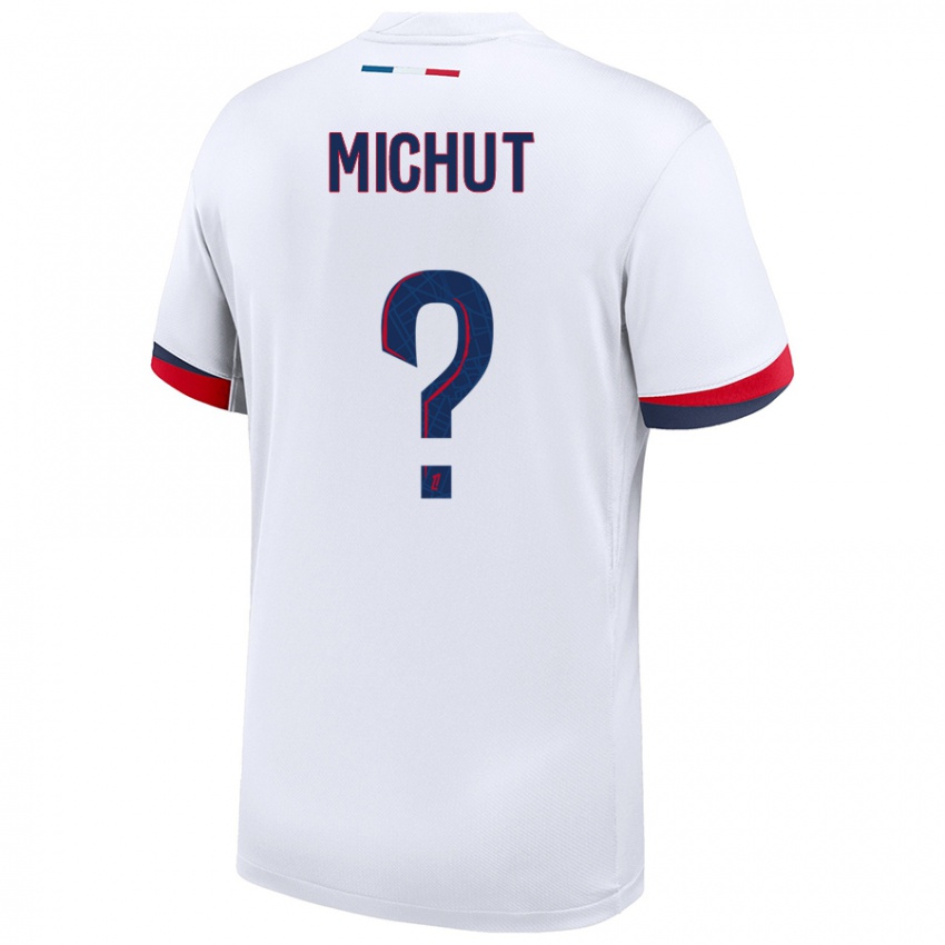 Homem Camisola Etienne Michut #0 Azul Branco Vermelho Alternativa 2024/25 Camisa Brasil