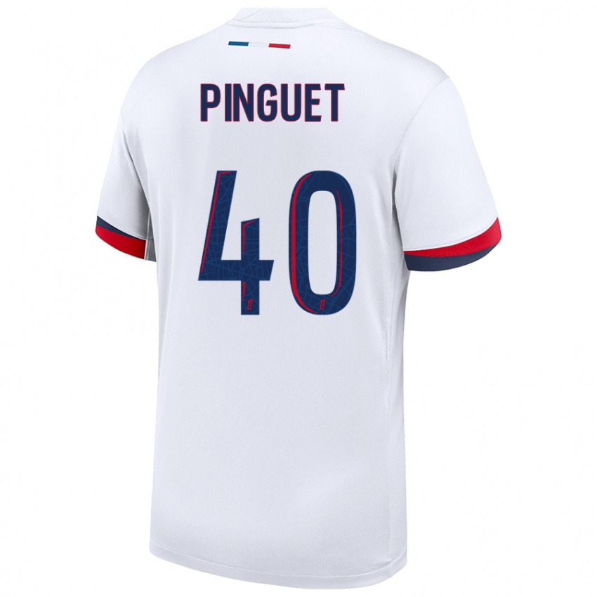 Homem Camisola Alice Pinguet #40 Azul Branco Vermelho Alternativa 2024/25 Camisa Brasil