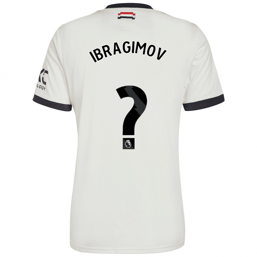 Homem Camisola Amir Ibragimov #0 Off White Terceiro 2024/25 Camisa Brasil