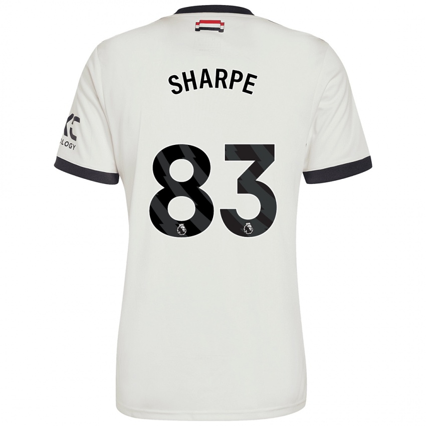 Homem Camisola Malachi Sharpe #83 Off White Terceiro 2024/25 Camisa Brasil